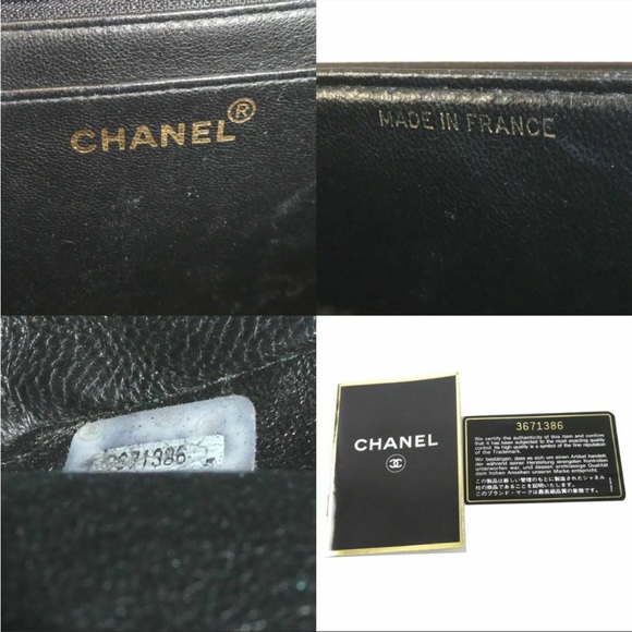 Chanel Vintage patent leather large CC Maxi jumbo 24k gold - Picture 6 of 13